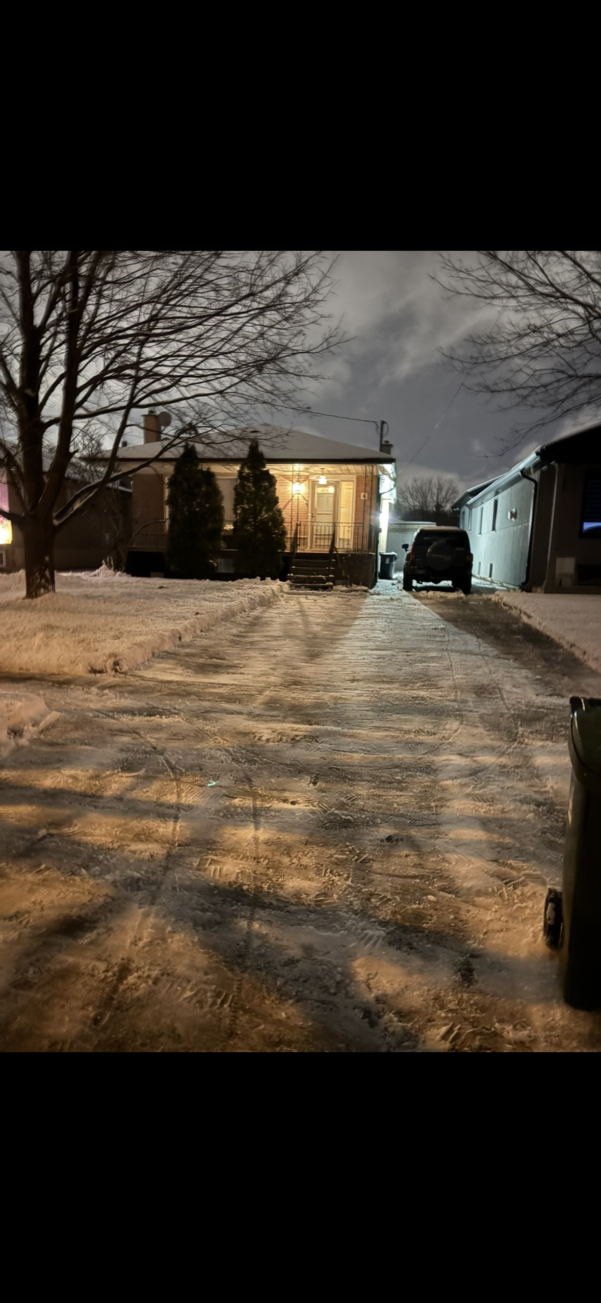 Snow removal work